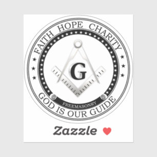 Sticker Symbole franc-maçonnerie