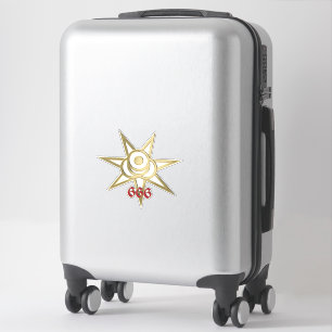 Sticker Symbole occulte septagram