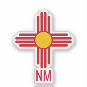 Sticker symbole Zia du Nouveau-Mexique