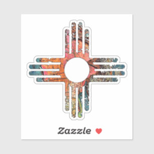 Sticker Symbole Zia Sun