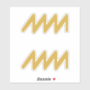 Sticker SYMBOLE Zodiaque Aquarius