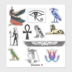 Sticker Symboles et motifs égyptiens anciens