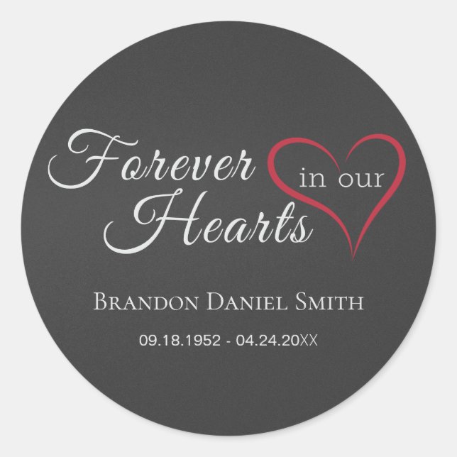 Sticker Sympathy Memorial funéraire (Devant)