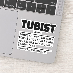 Sticker Symphonie Tubist Noun Créateur Sarcastique Tuba Lo
