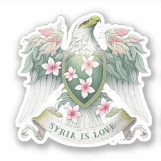 Sticker Syrie L'Eagle Bursting Jasmine Punir Le Jasminle E