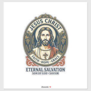 Sticker T-shirt graphique pour hommes Jésus Barber Christi