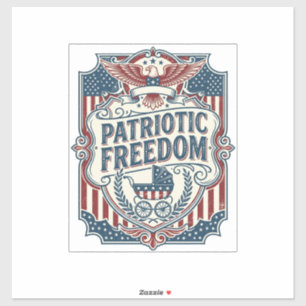 Sticker T-shirt graphique vectoriel Baby Shower patriotiqu