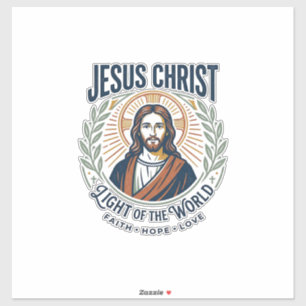 Sticker T-Shirt Jésus Mode Féminine Valeurs Inspiration
