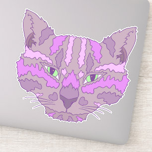 Sticker Tabby Cat