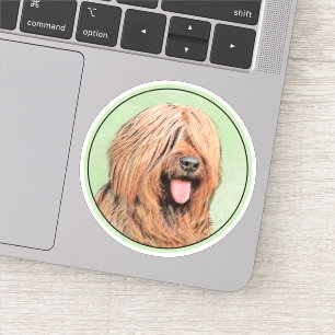 Sticker Tableau de bord - Joli art original chien