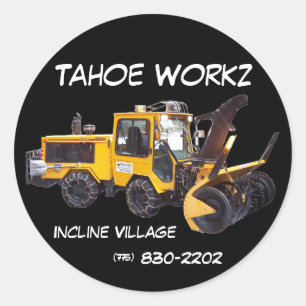 Sticker Tahoe Workz llc Snow Removal Services