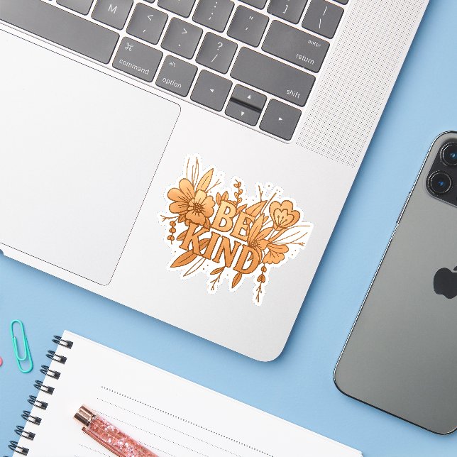 Sticker Taille de la feuille d'autocollants : Extra-petite (Ordinateur portable avec iPhone)
