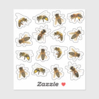 Taille de la vie Abeilles à miel réalistes Transpa