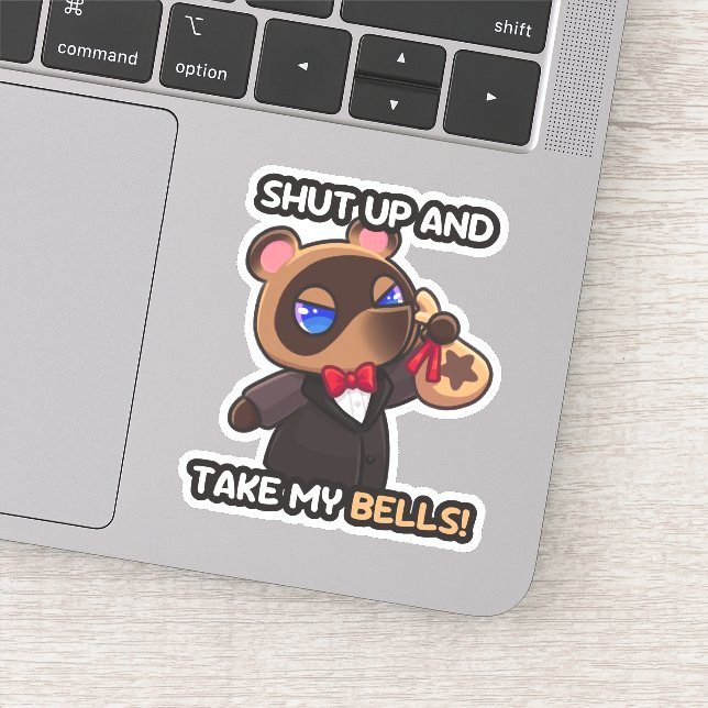 Sticker Tais-toi et prends mes cloches ! -Autocollant (Détail)