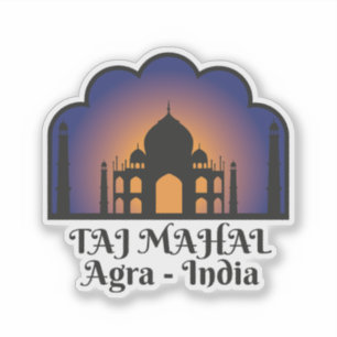 Sticker Taj Mahal pour les collectionneurs de culture, d'a