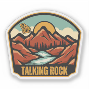 Sticker Talking Rock, Géorgie