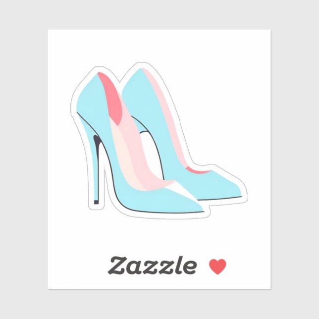 Sticker Talons Bleus Hauts (Feuille)