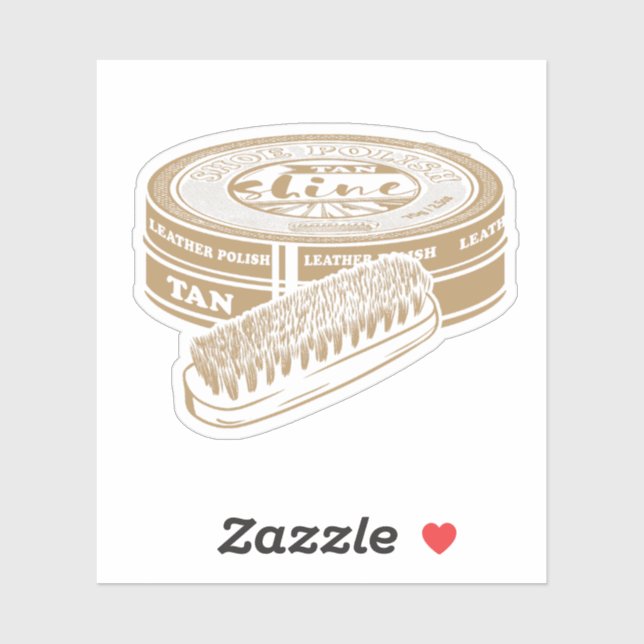 Sticker Tan shoepoly (Feuille)