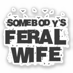 Sticker Tante de Feral - Tante de Blessed Funny Tante