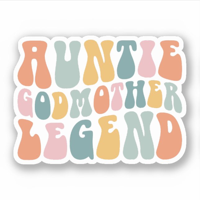 Sticker Tante Godmère Légende, Proposition Godmère (Devant)