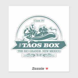 Sticker Taos Box (Rio Grande) (rafting 2)