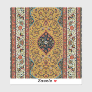 Sticker Tapis Élegant Tapisserie Perse Antique Riche