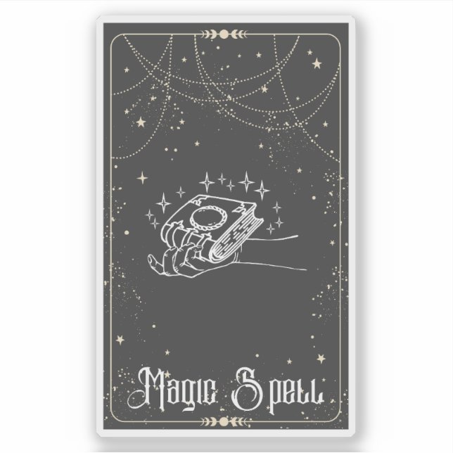 Sticker Tarot magique (Devant)
