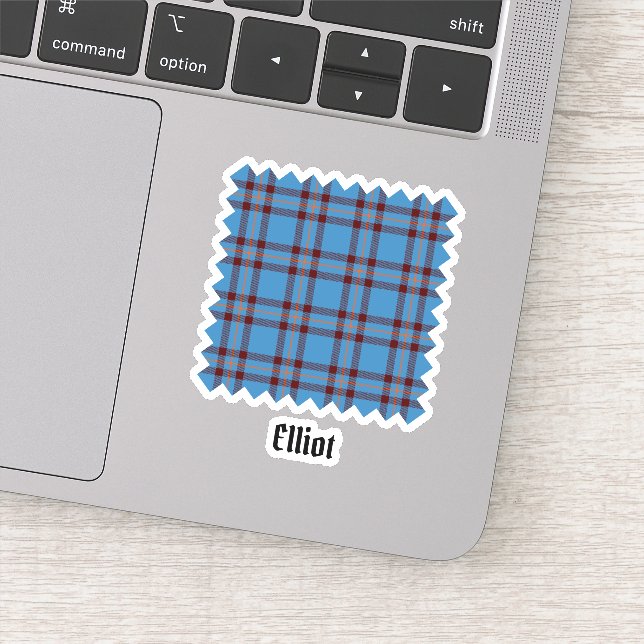 Sticker Tartan Ancien Clan Elliot (Détail)