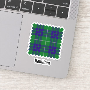 Sticker Tartan Clan Hamilton Hunter