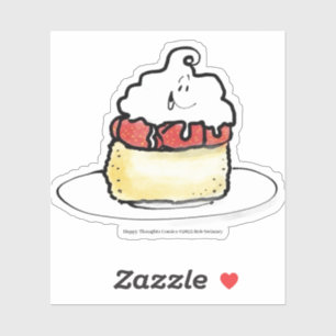Sticker Tarte aux fraises