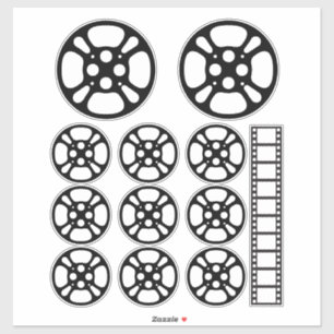 Sticker Tatouage temporaire de bobine de film