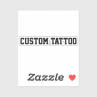 Tatouage temporaire personnalisé Votre soirée de f