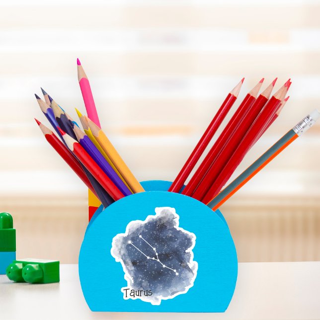 Sticker Taurus Starry Constellation Nuit Personnalisée (Créateur téléchargé)