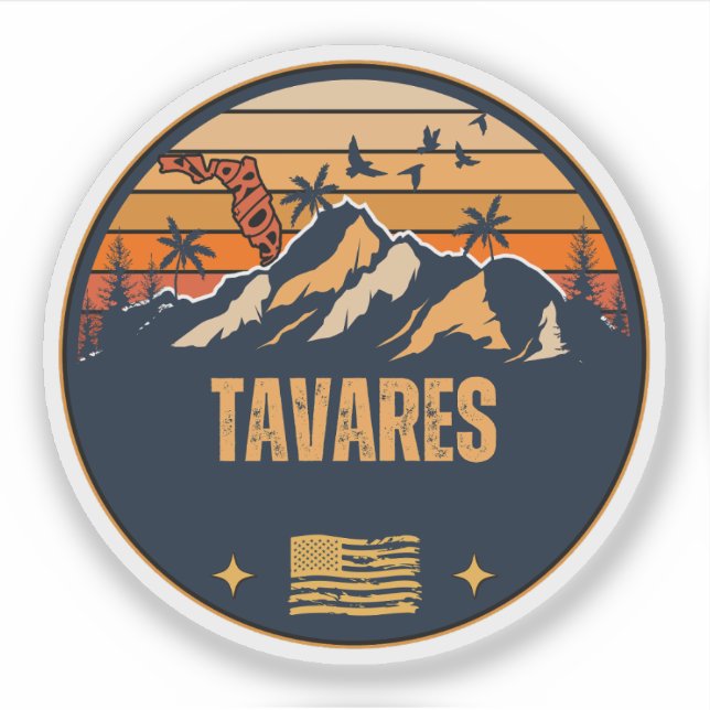 Sticker Tavares, Floride  (Devant)