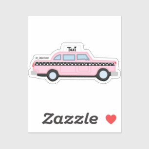 Sticker Taxi rose