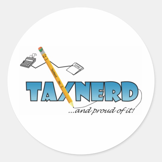 Sticker TaxNerd (Devant)