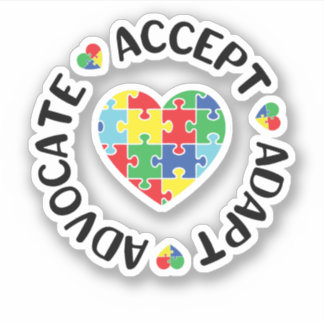 Sticker TDAH, Autisme aba, Santé mentale, travailleur soci