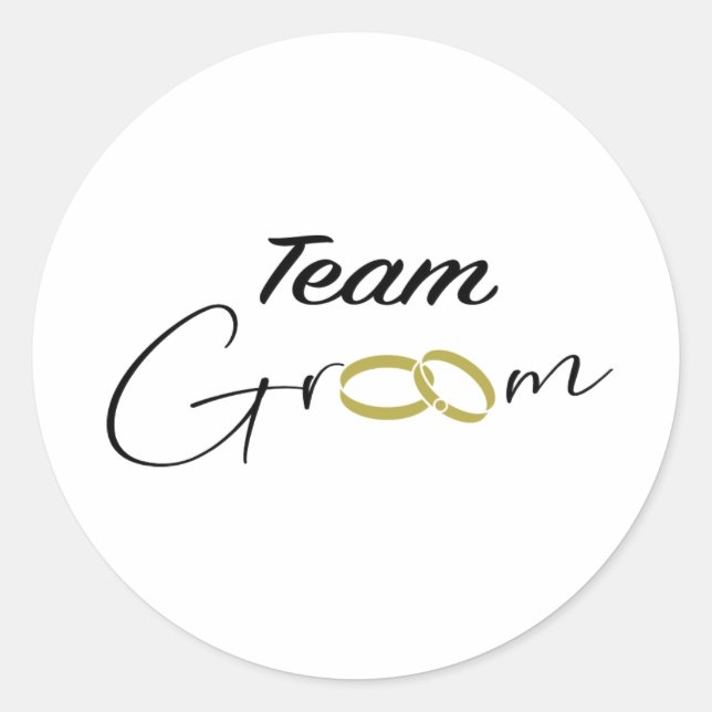 Sticker Team Groom (Devant)