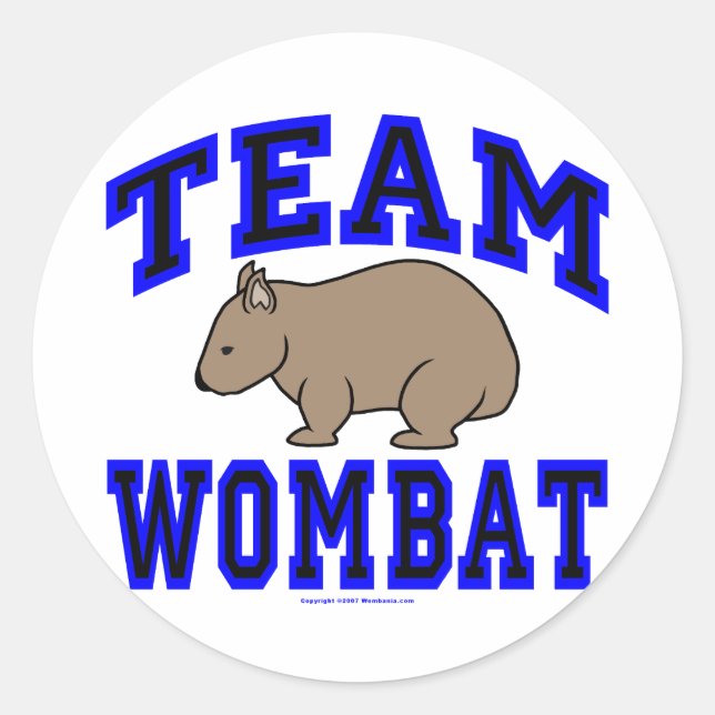 Sticker Team Wombat IV (Devant)