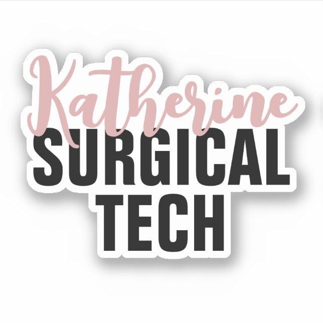 Sticker Technologie chirurgicale personnalisée | Technolog (Devant)