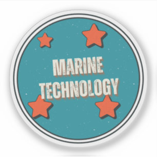 Sticker Technologie marine