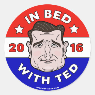 Sticker Ted Cruz, En Lit avec Ted 2016