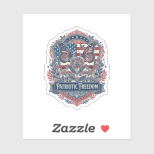 Sticker Tee-shirt graphique vectoriel jardin papillon patr
