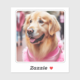 Sticker Télécharger un cadeau photo personnalisé pour anim