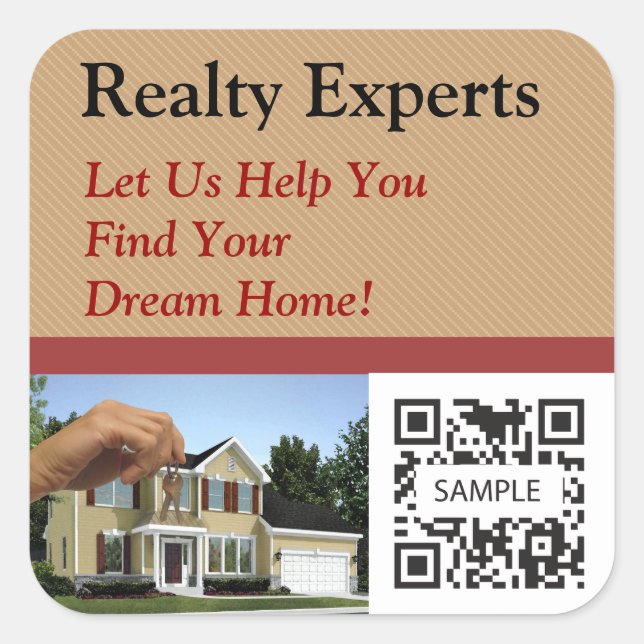 Sticker Template Realty Experts (Vorderseite)