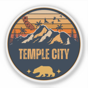 Sticker Temple City, Californie