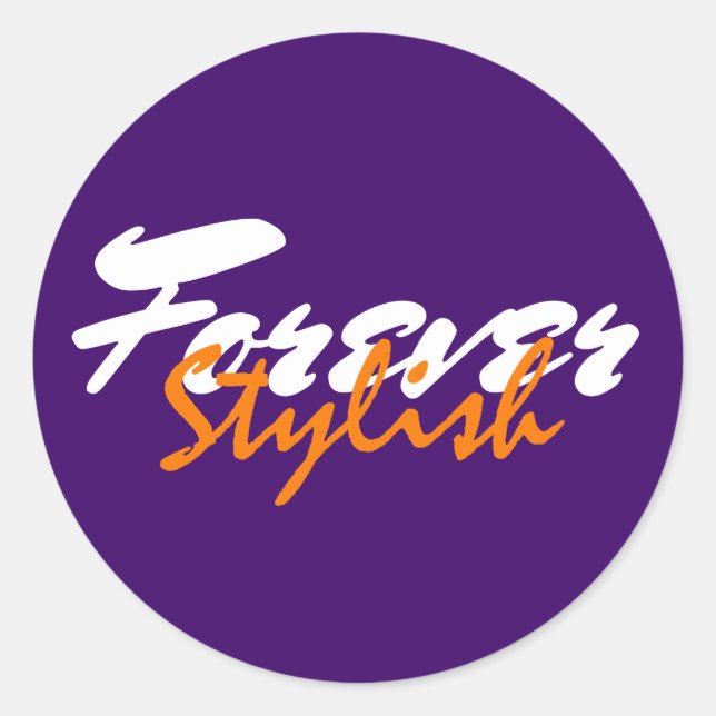 Sticker tendance pour toujours élégant (Devant)
