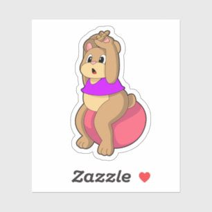 Sticker Tenez-vous en forme avec l'exercice ball.PNG