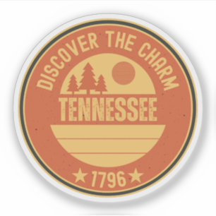 Sticker Tennessee State - Cadeau Esprit de Volontaire