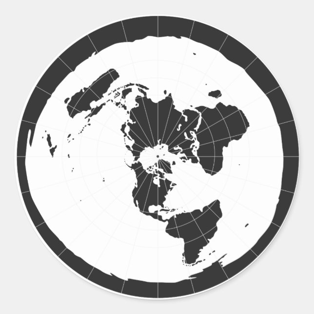 Sticker Terre Plate (Devant)